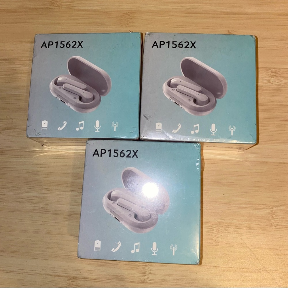 3 pairs wireless new headphones earbuds stocking gifts holiday